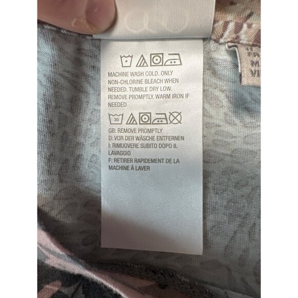 Logo by Lori Goldstein Long Sleeve Womens Tunic With Sheer Layer Hem Size 1X - Picture 8 of 11